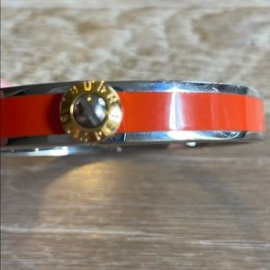 Henri Bendel Orange Enamel Bracelet